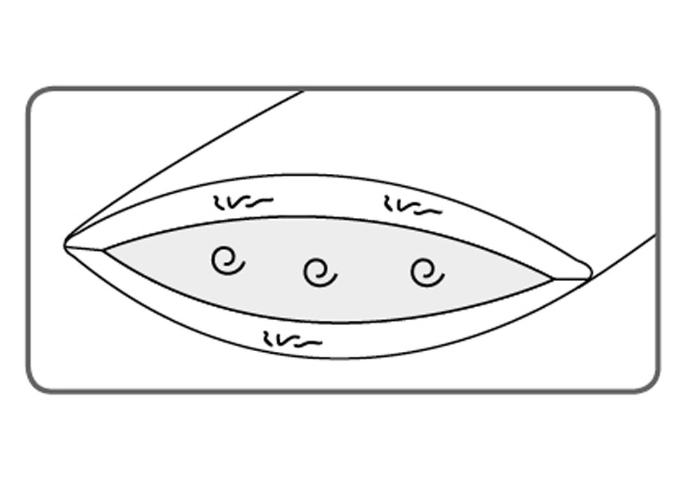 Kunstfaserkissen VERNIER Grafik
