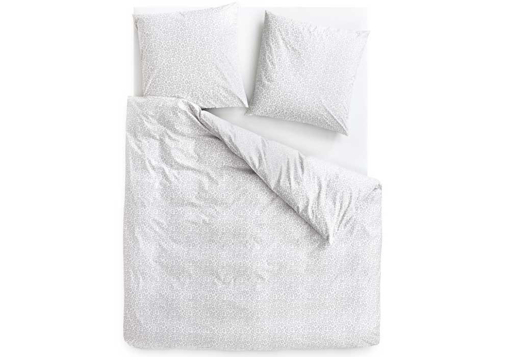 Feinste bedruckte Perkal-Bettwäsche "eleven" iin Leo-Optik