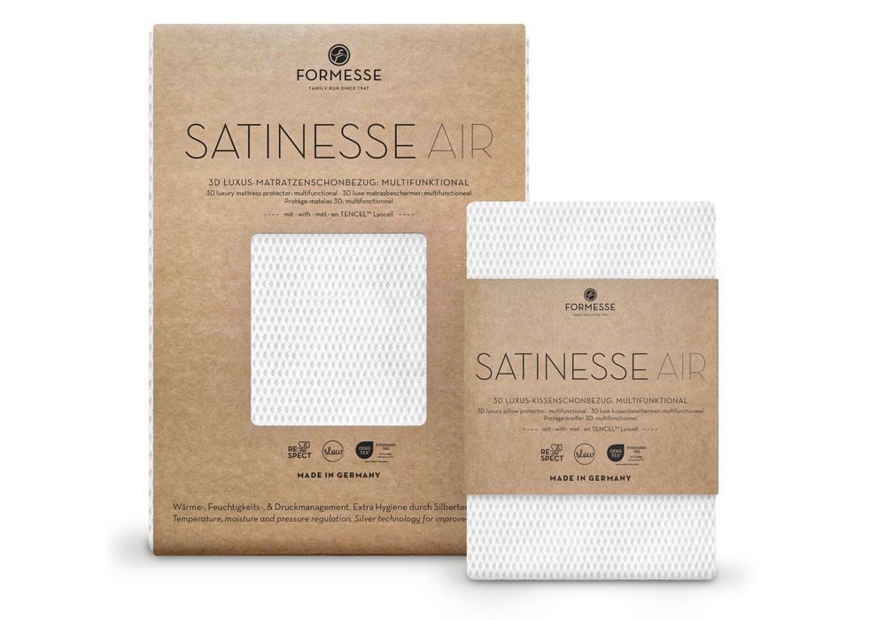 Formesse | Matratzenbezug und Kissenbezug Satinesse Air
