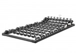 Lattoflex Flügelrahmen Thevo 910 mit manueller Kopfverstellung aus High-Tech Kunststoff.