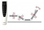 Verstellfunktionen: Kopfteil, Oberkörper, Oberschenkel, Unterschenkel