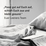 Wir sind für Sie da und halten zusammen.